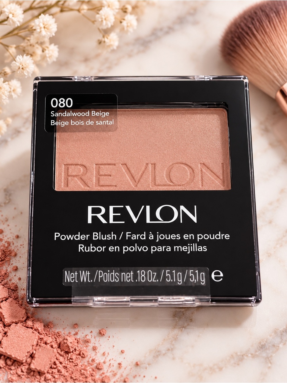 Revlon Powder Blush 080 Sandalwood Beige